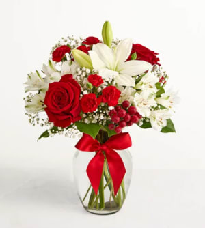 Fields of Europe Christmas Flower Bouquet