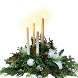 Serene Sympathy Centerpiece Flower Bouquet