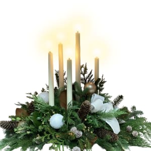 Serene Sympathy Centerpiece Flower Bouquet