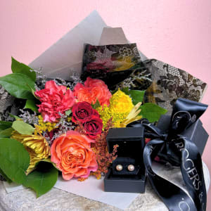 Petal & Pearl Flower Bouquet