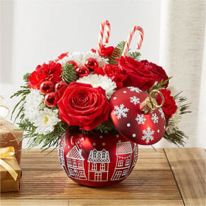 Cheer in the Air Ornament 2025 Flower Bouquet