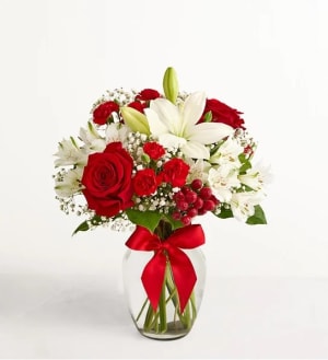 Fields of Europe Christmas Flower Bouquet
