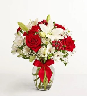 Fields of Europe Christmas Flower Bouquet