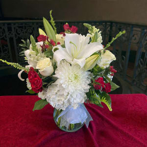 Christmas Upright Arrangement Flower Bouquet