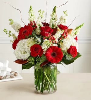 Abundant Christmas Blessings Flower Bouquet