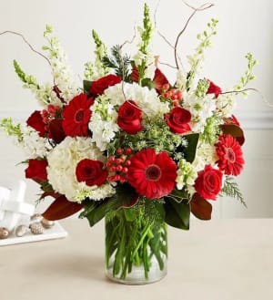 Abundant Christmas Blessings Flower Bouquet