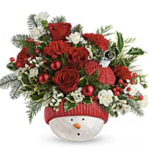 Snowman Ornament Bouquet Flower Bouquet