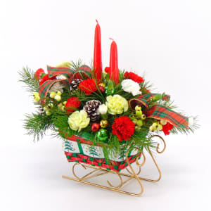 Twinkling Sleigh Ride Flower Bouquet