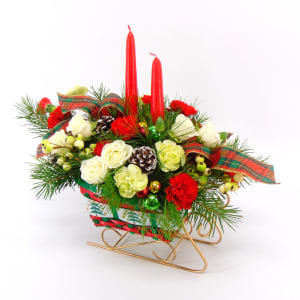 Twinkling Sleigh Ride Flower Bouquet