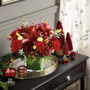 Crimson Carol™ Flower Bouquet