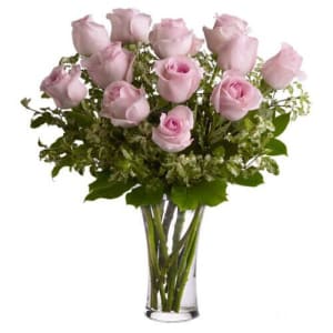 Coloured Roses in a Vase Flower Bouquet