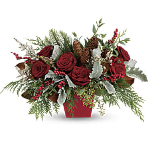 Winter Blooms Centerpiece Flower Bouquet