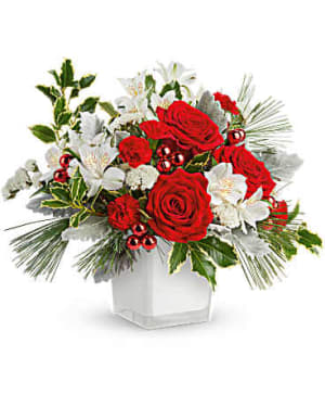 Teleflora's Festive Elegance Bouquet Flower Bouquet