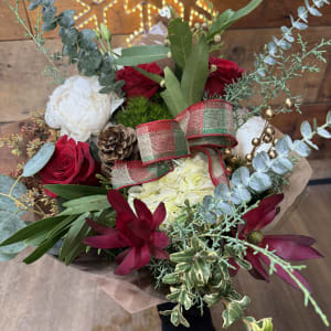 Christmas Spirit Hand-Tied Bouquet (ON SALE - WAS $74.99)
