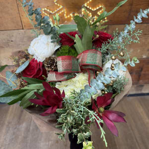 Christmas Spirit Hand-Tied Bouquet (ON SALE - WAS $74.99)