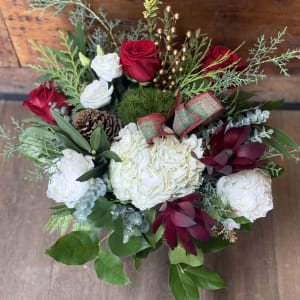 Christmas Spirit Vase Arrangement (ONE SALE - WAS $94.99)