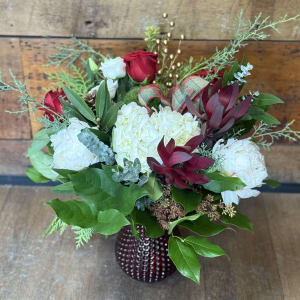 Christmas Spirit Vase Arrangement (ONE SALE - WAS $94.99)