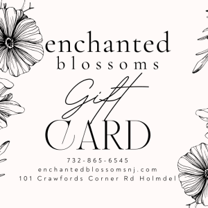 Gift Card Plastic Flower Bouquet