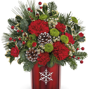 Stunning Snowflake Flower Bouquet