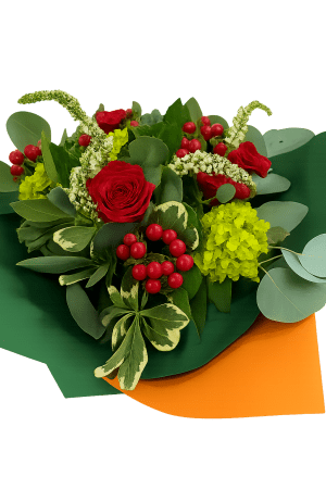 Festive Greens Bouquet Flower Bouquet