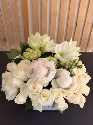 Snowfall Symphony Flower Bouquet