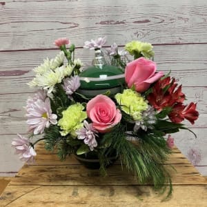 Yuletide Ornament Arrangement Flower Bouquet