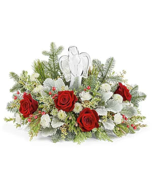 Christmas Angel Centerpiece Flower Bouquet