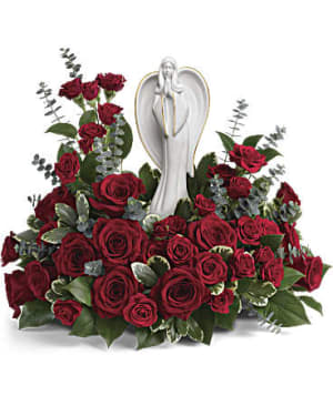 Christmas Angel Centerpiece Flower Bouquet