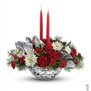 Winter Magic Centerpiece Flower Bouquet