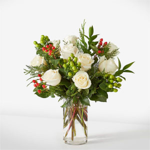 Swirling Snowflakes Flower Bouquet