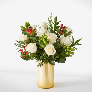 Swirling Snowflakes Flower Bouquet