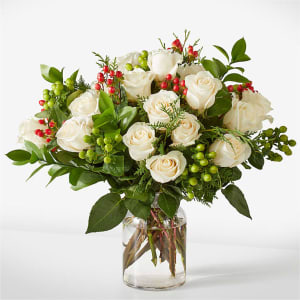 Swirling Snowflakes Flower Bouquet