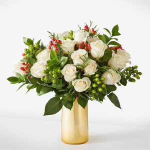 Swirling Snowflakes Flower Bouquet