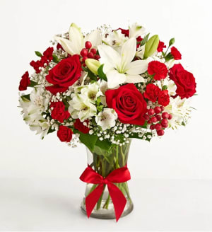 Fields of Europe Christmas Flower Bouquet