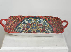 Holiday Ceramic Serving Plate