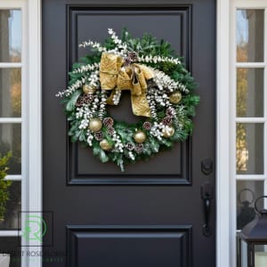 Golden Monarch Wreath