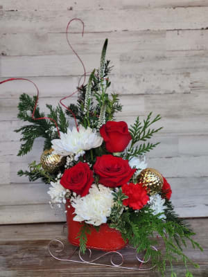Sleigh Bells Flower Bouquet
