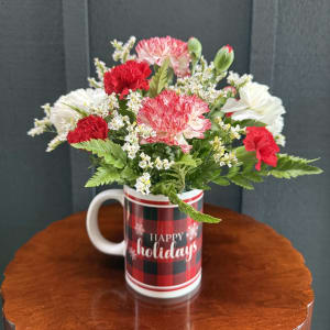 Holiday Mug Bouquet Flower Bouquet