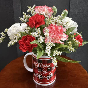 Holiday Mug Bouquet Flower Bouquet