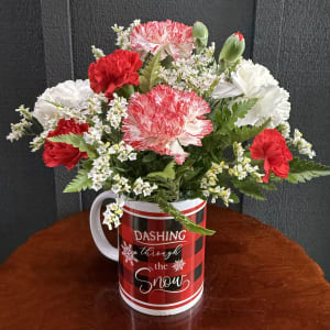 Holiday Mug Bouquet Flower Bouquet