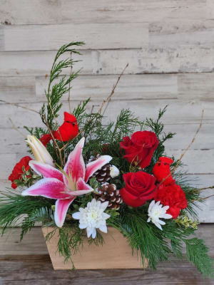 Snow Birds Flower Bouquet