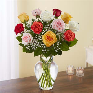 Rose Elegance™ Premium Long Stem Assorted Roses