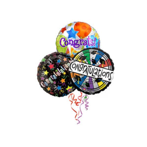 Congrats 3 - Balloon Bouquet