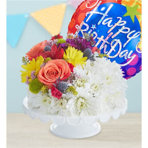 Birthday Wishes Flower Cake® - Brightest Day™