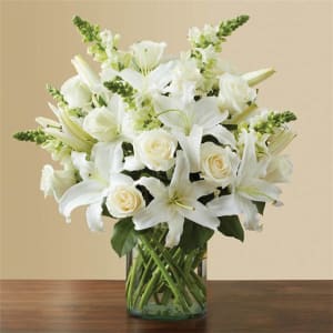Classic All White Arrangement