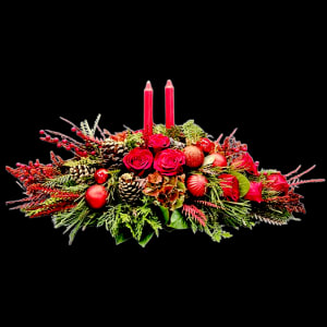 ALL REDS CENTERPIECE Flower Bouquet
