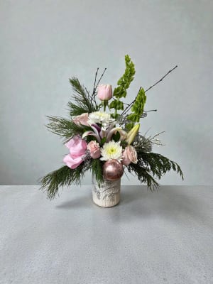 Pink Snow Flower Bouquet