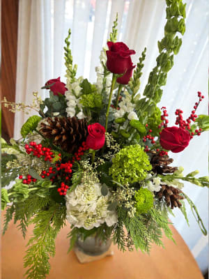 Winter Roses Flower Bouquet