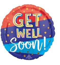 Encouragement and Well wishes Mylar Flower Bouquet