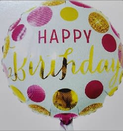 Happy Birthday Mylar Balloon